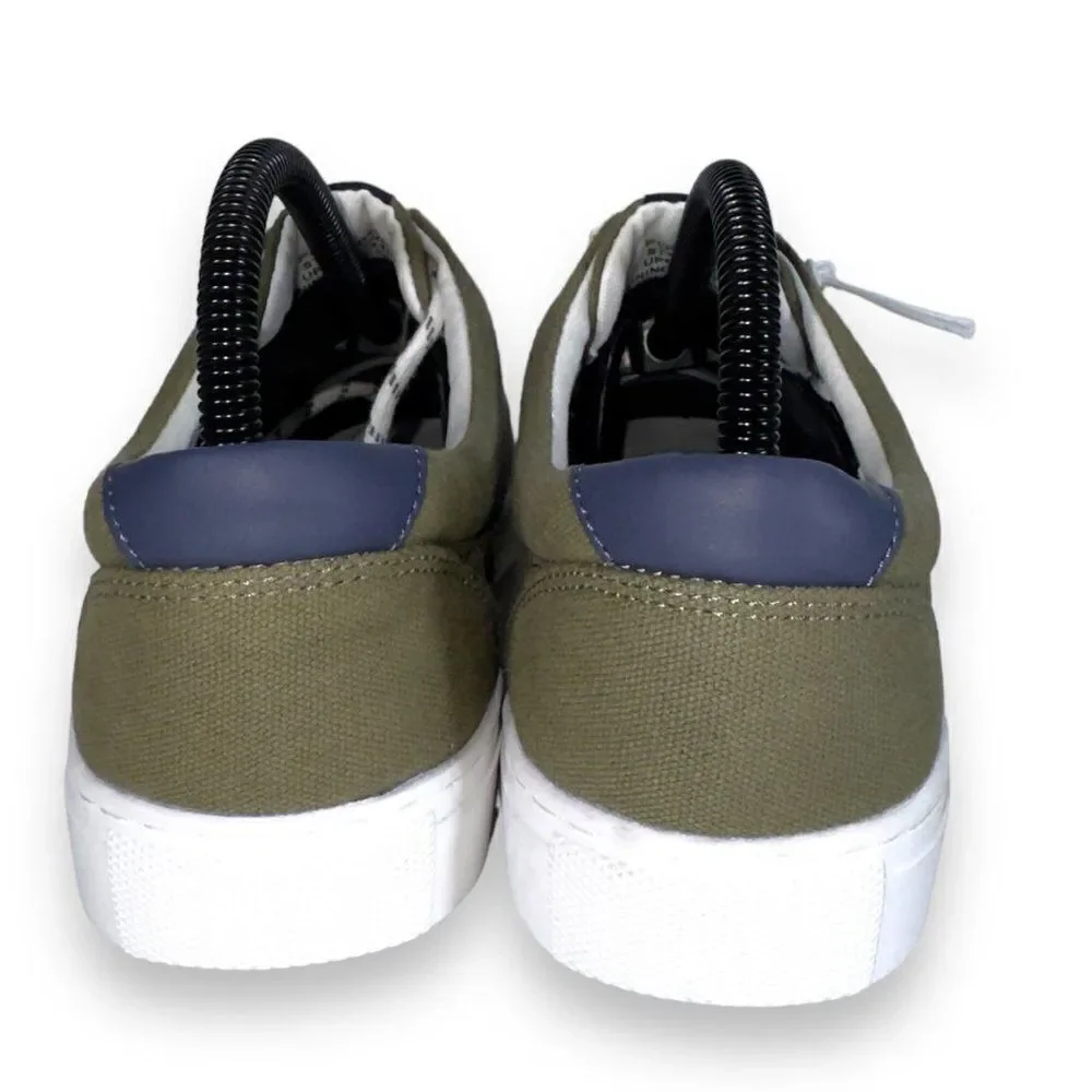 J. Crew Explorer Canvas Casual Sneakers Olive‎ Green AW265 Men's 7 Women's 9